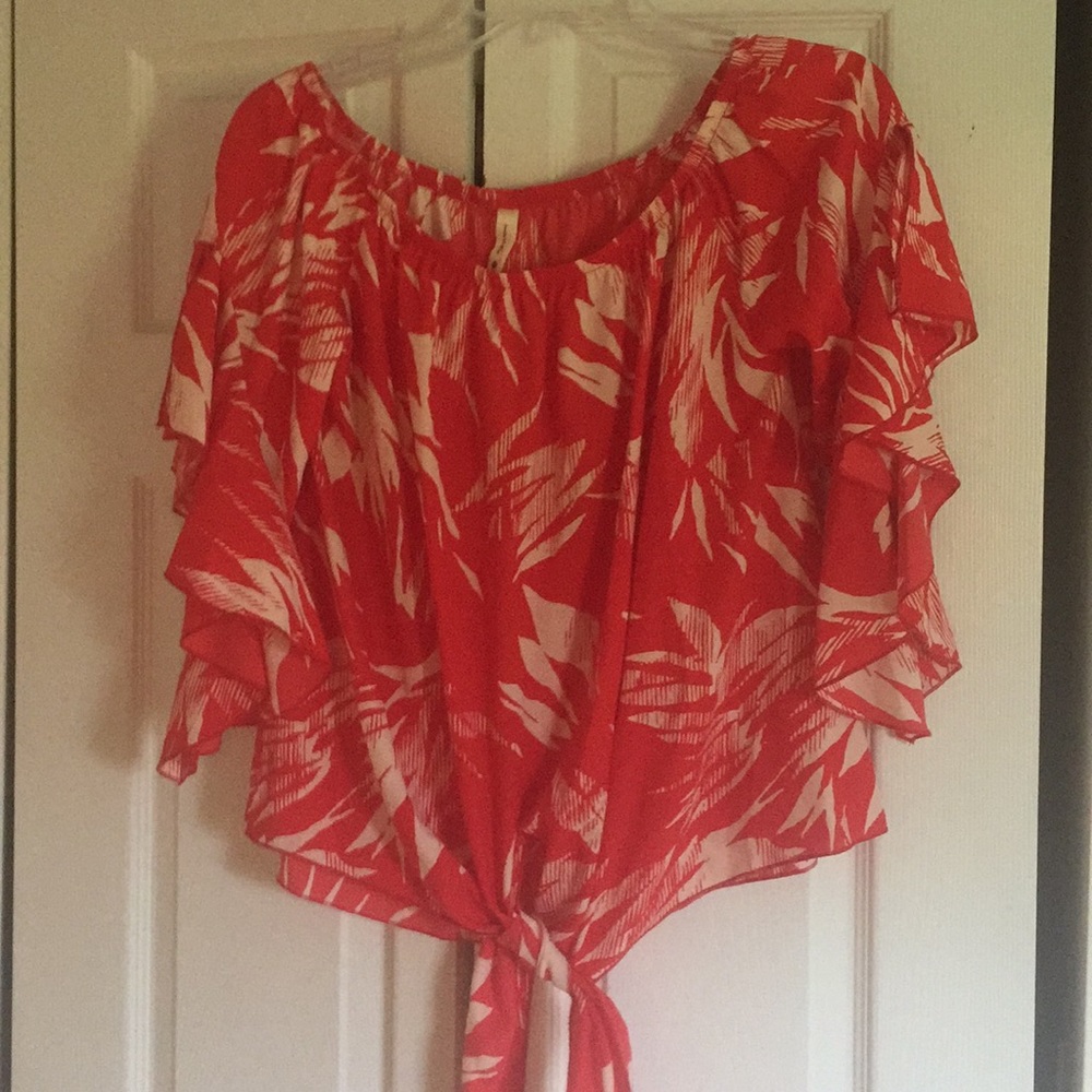 Ladies Pink Coconut Boutique Off The Shoulder Top